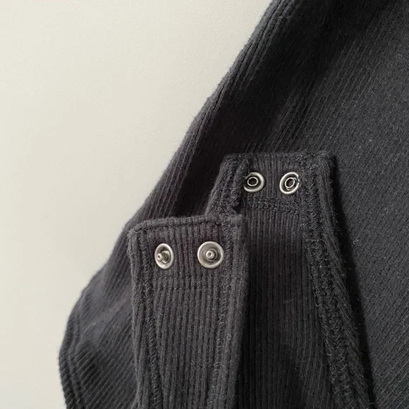 Abercrombie Soft Rib Racerback Tank Bodysuit - Picture 6 of 6